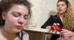 Goddess Valeria - Chew Pet Food and Wash It Down With My Saliva
