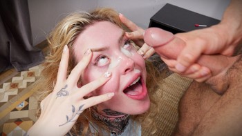 Pandora Skye – Crazy white girl wants cum in her eyes