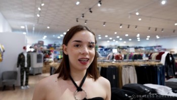Ivy Rouge – Cum Covered in the Clothing Store